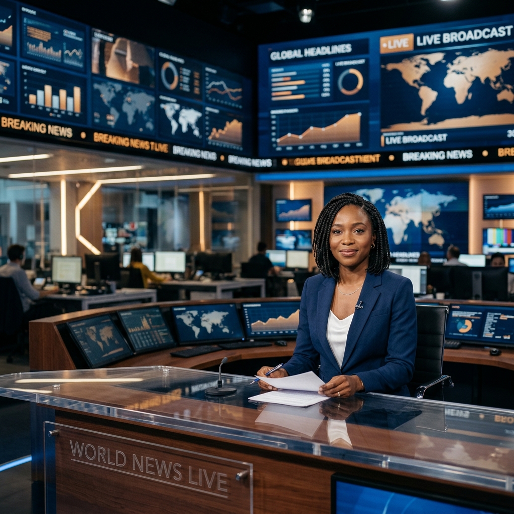 Studio TV Broadcast